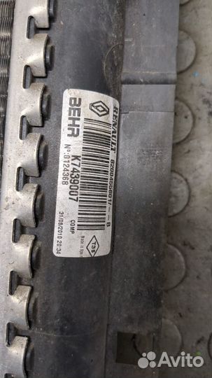 Радиатор охлаждения двигателя Renault Kangoo, 2011