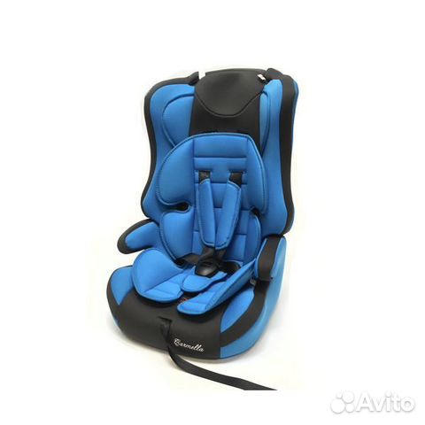 Детское автокресло 9-36кг Мишутка 513 RF голубое