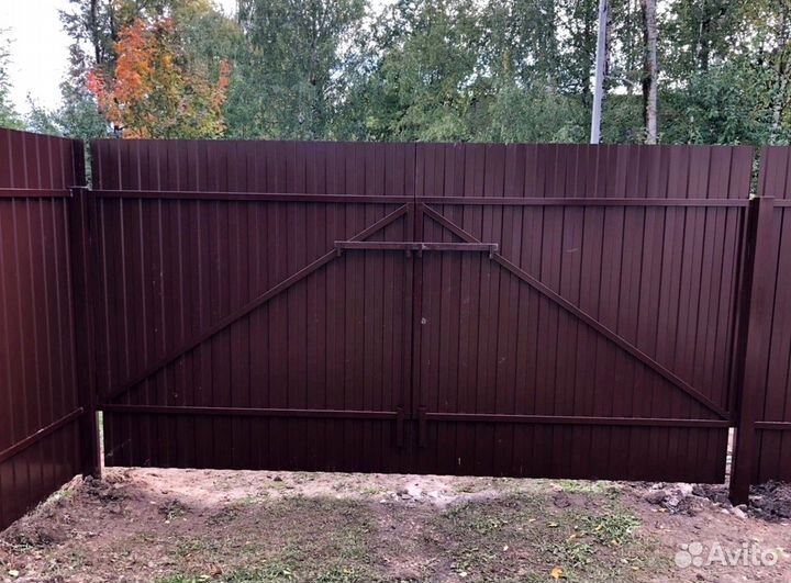 Забор под ключ-бесплатный замер