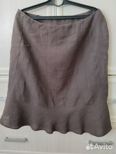 Юбка, лен, Германия, размер 50