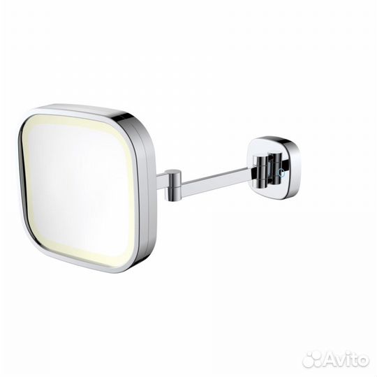 Зеркало настенное c увеличением 5х java S-M332 хр