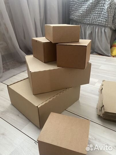 Коробки крафт упаковочные 2 размера