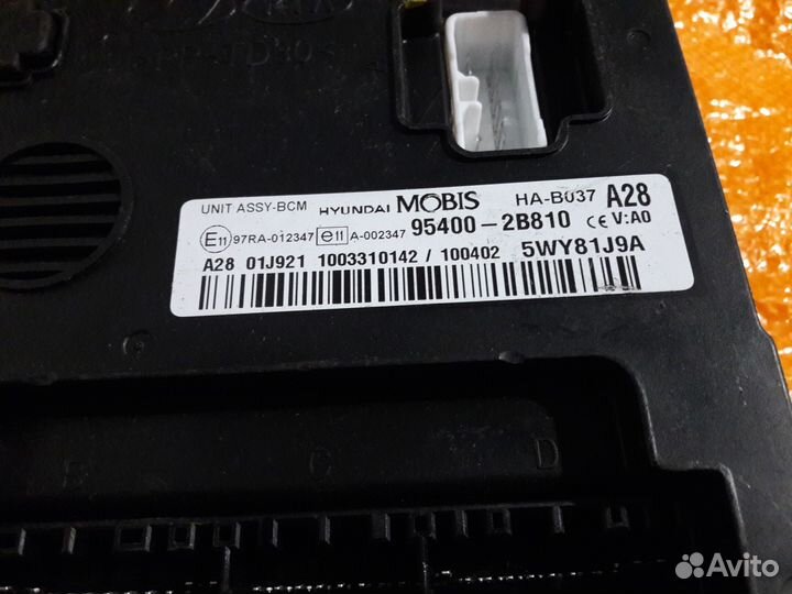 Блок для Hyundai Kia 954002B810 95400-2B810