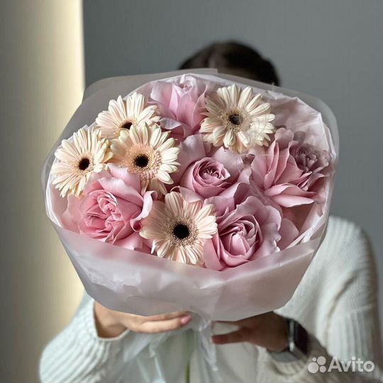 Нежный букет с гермини