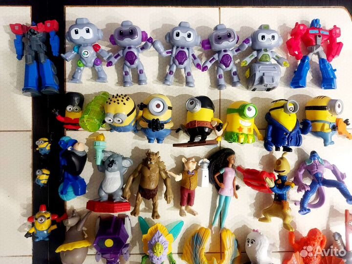 Игрушки из макдональдса 35 шт Пакетом