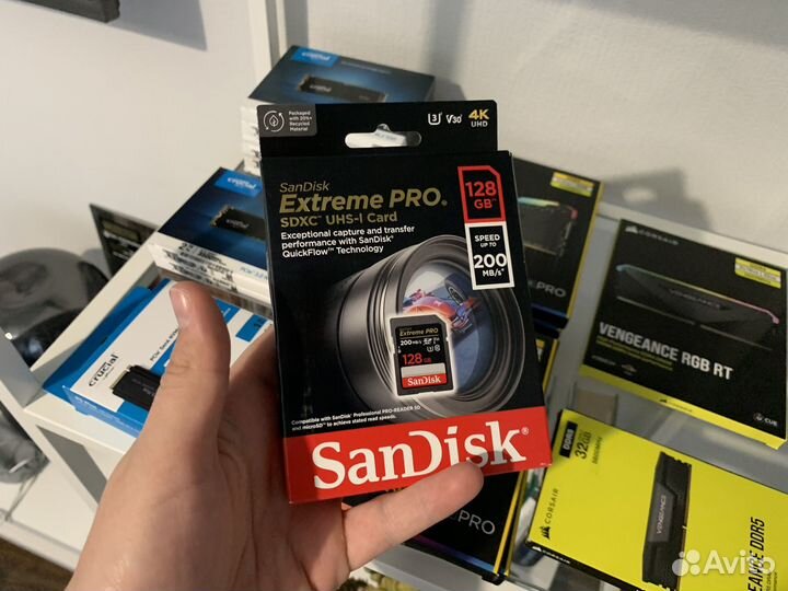 SanDisk sdxc 128 Gb Extreme Pro UHS-I V30