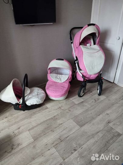 Коляска 3 в 1 brano ecco