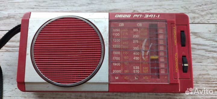 Радиоприемник Вега рп 341.1 СССР
