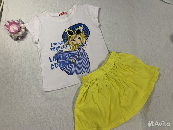 Вещи пакетом на девочку 98