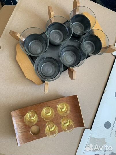 Наборы стаканов/рюмок винтаж