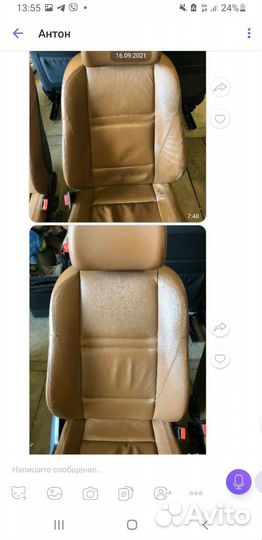 Передние сиденья спорт е70 салон е70