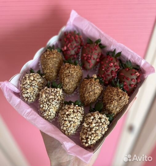 Клубника в шоколаде. Набор ко дню Матери