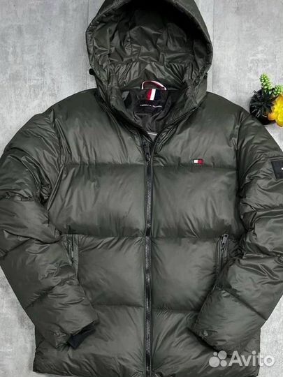 Tommy hilfiger пуховик 52 размер