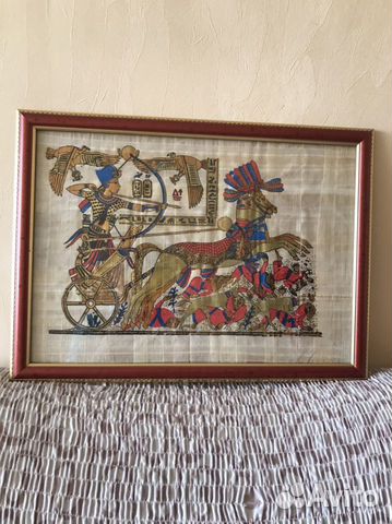 Интерьерная картина на папирусе (Египет)