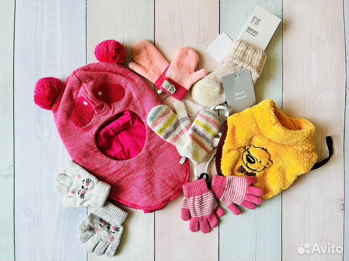 Вещи детские шапка варежки перчатки