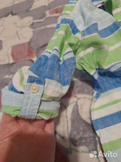 Льняная рубашка для мальчика