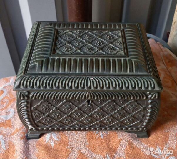 Шкатулка Сундучок Металл СССР
