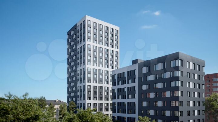 Квартира-студия, 28,1 м², 9/19 эт.