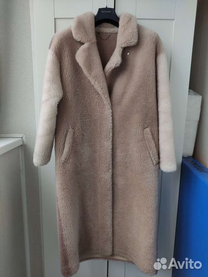 Шуба-тедди из натуральной овчины р.S (44)