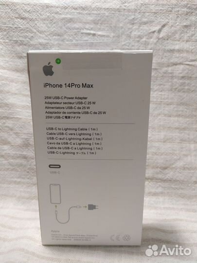 Быстрая зарядка для iPhone 25w+доставка