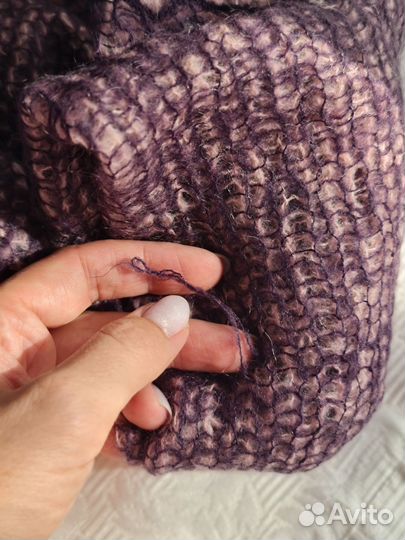 Снуд манишка шерстяной шарф труба