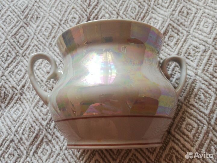 Сахарница фарфор СССР без крышки