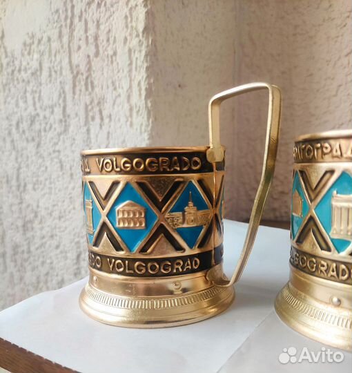 Подстаканник СССР алюминий