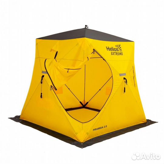Палатка зимняя Helios Piramide Extreme 2.0 широкий