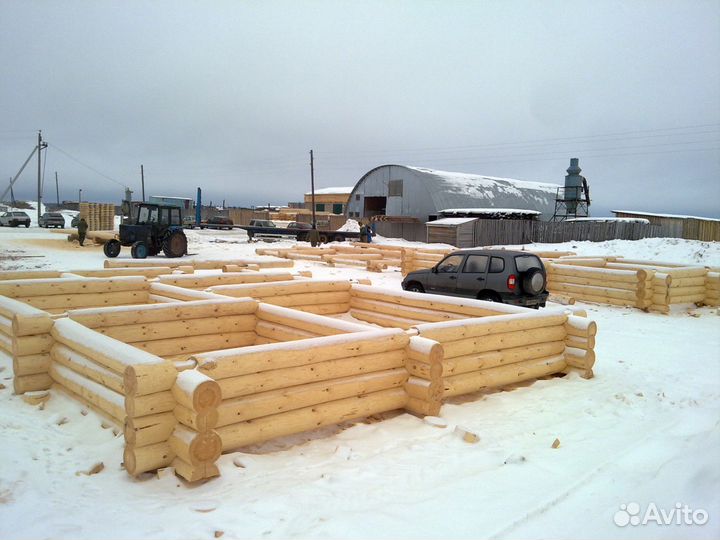 Срубы домов, бань, коттеджей под ключ с доставкой