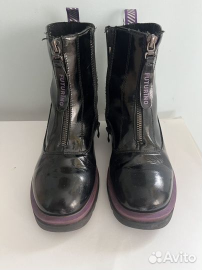 Ботинки лаковые 35р