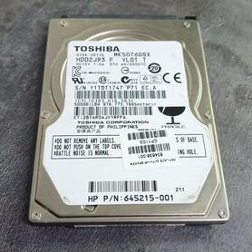 Жёсткий диск 500 гб 2.5" Toshiba