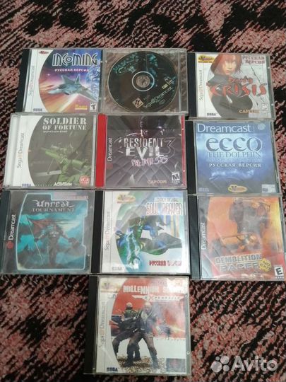 Диски sega dreamcast