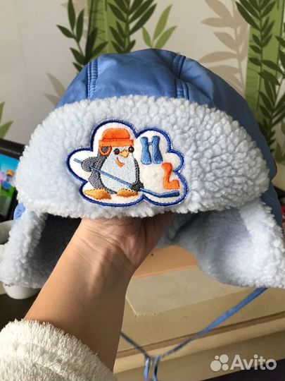 Шапка ушанка детская