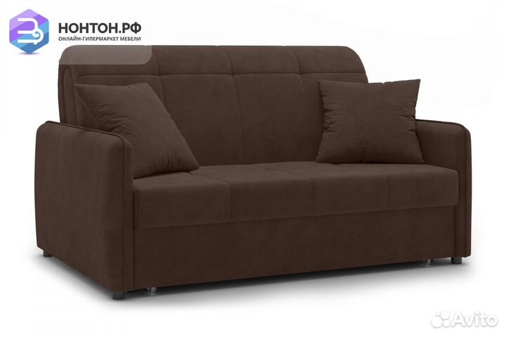 Диван аккордеон Хилтон коричневый