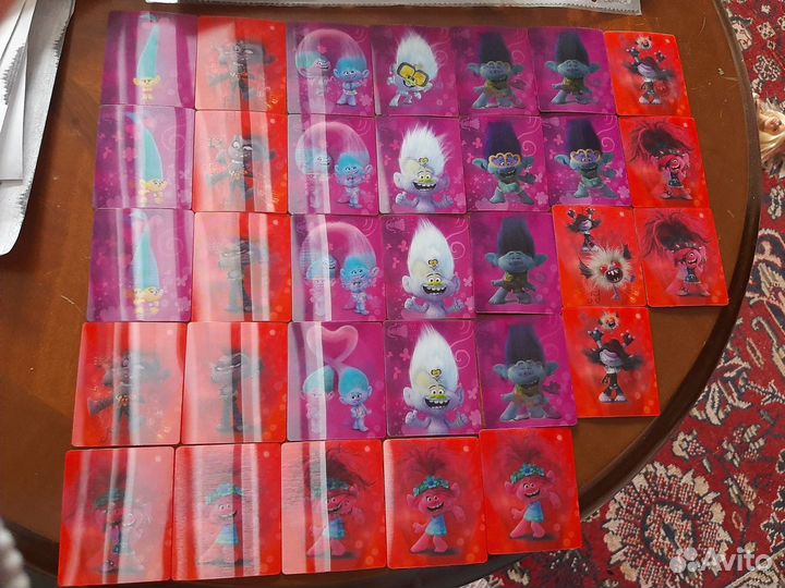 Карточки Тролли из 5ки