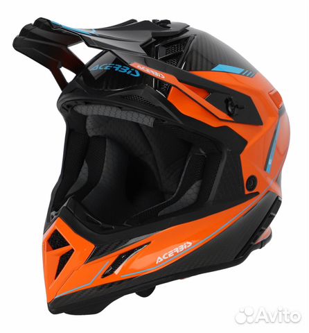 Шлем Acerbis steel carbon 22-06 Orange/Black