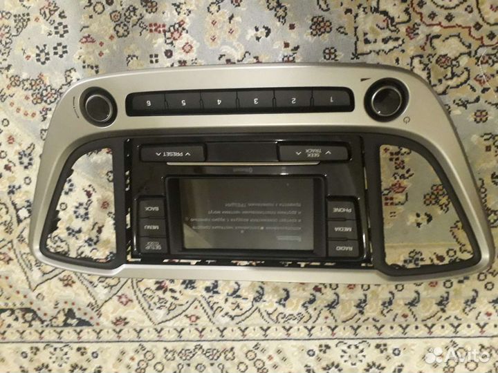 Штатная магнитола солярис