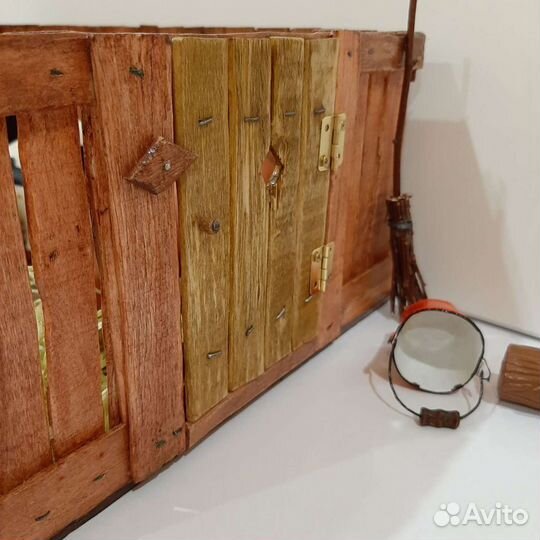 Большой загон, игровой набор, ферма для животных