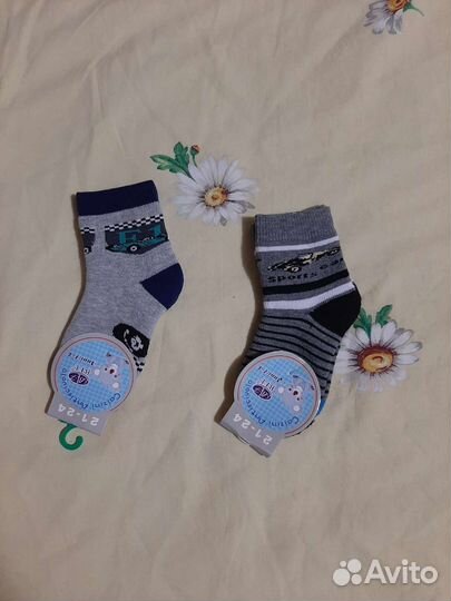 Носки детские тонкие и махровые новые
