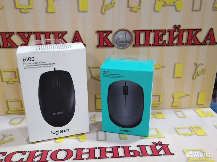 Мышь Logitech новая