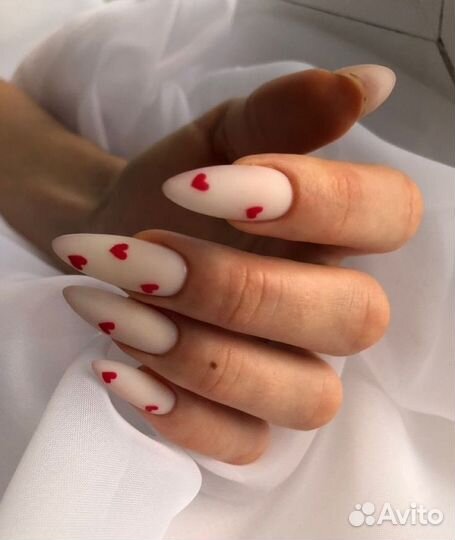 Снятие+маникюр+укрепление+покрытие