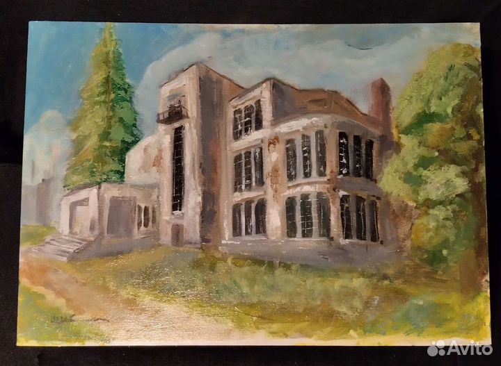 Картина маслом на холсте, пейзаж