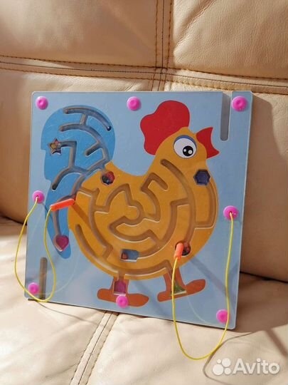 Лабиринт магнитный: Петушок и Цифры