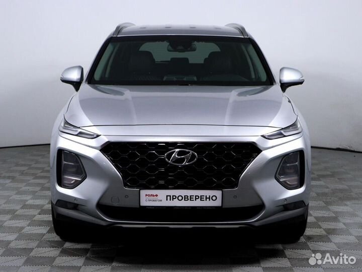 Hyundai Santa Fe 2.2 AT, 2019, 73 060 км