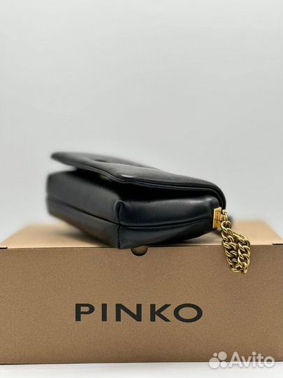 Сумка женская Pinko натуральная кожа NFC чип