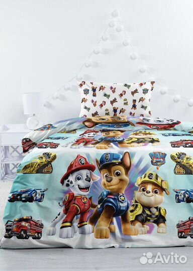 Детское постельное белье щенячий патруль
