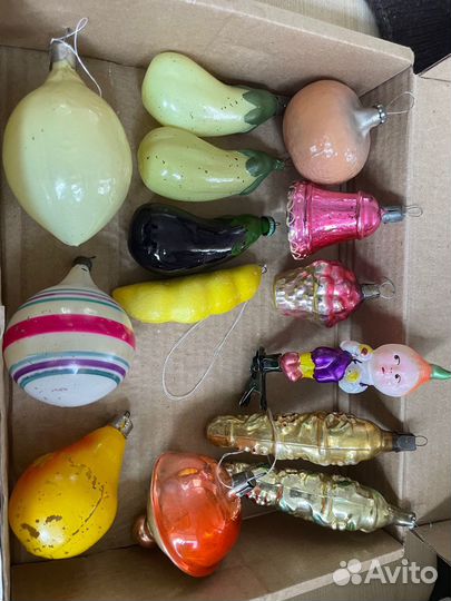 Елочные игрушки СССР