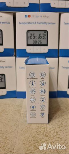 Умный Wi-Fi датчик температуры и влажности Tuya