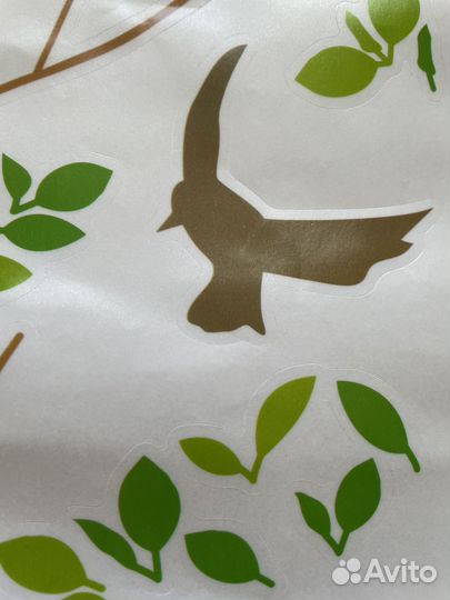 Интерьерная наклейка декор дерево фото