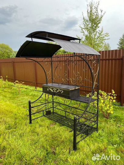 Беседка с мангалом